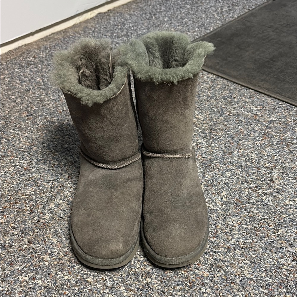 Ugg Cozy Gray Shearling Women's Boots